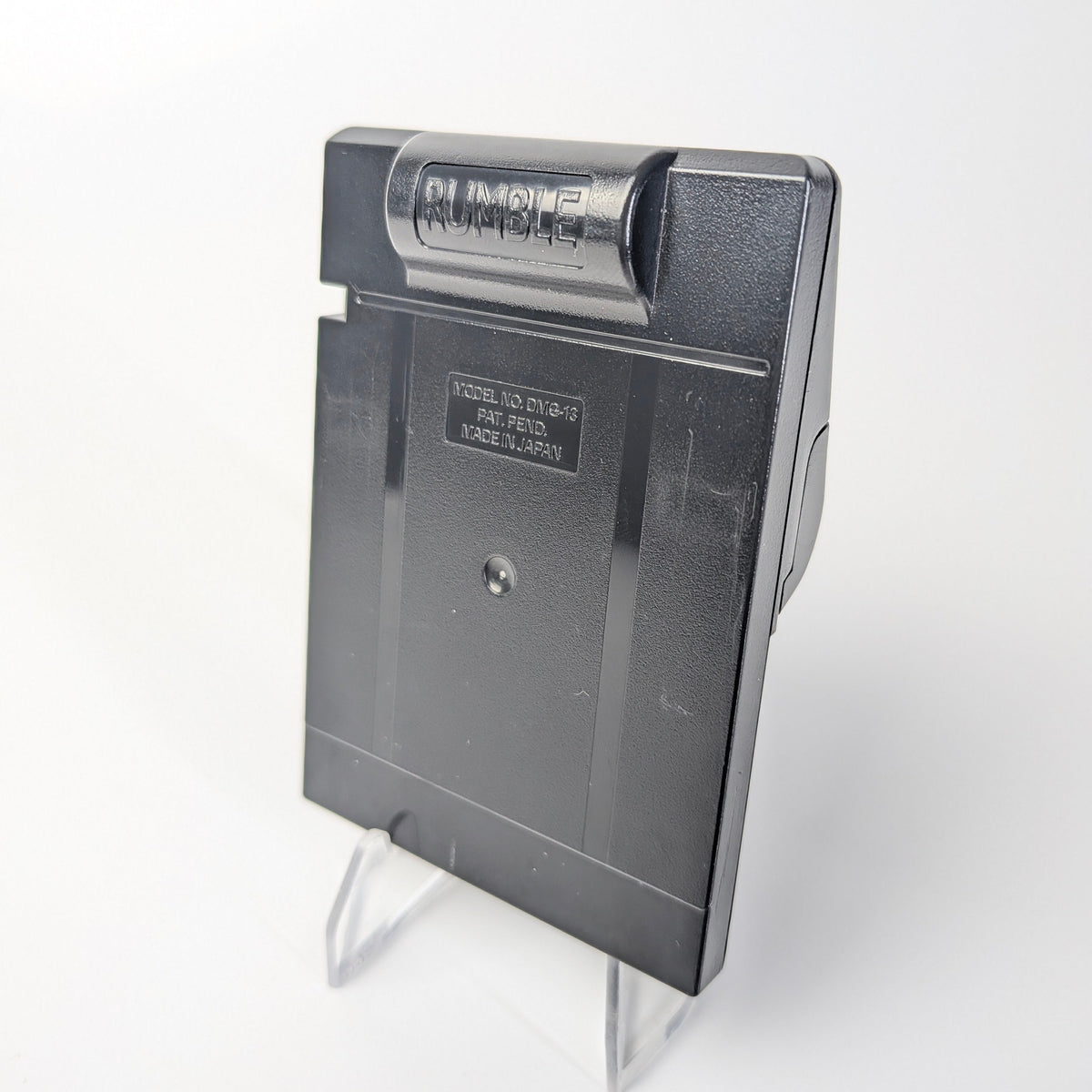 Gray electronic device on a white background