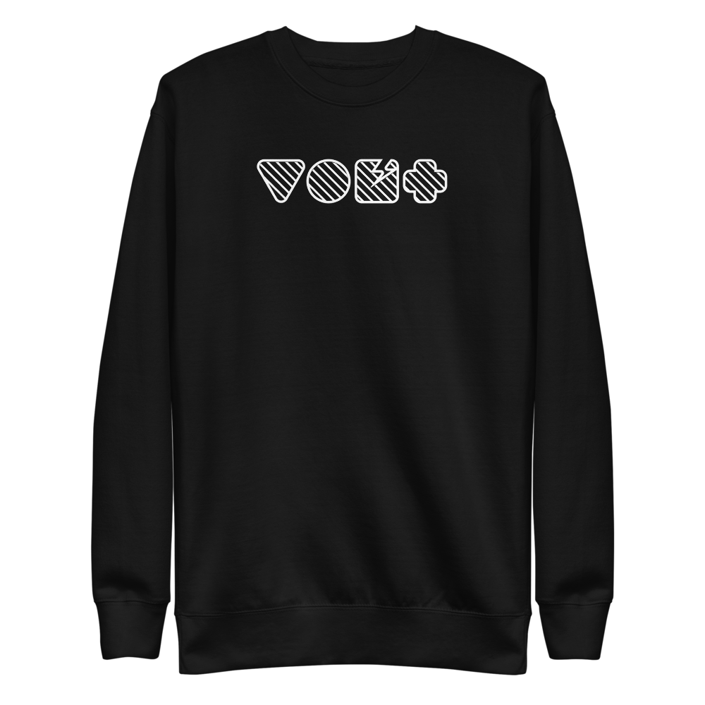 Diagonal Stripe Logo Fleece